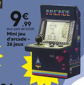 Maxi Bazar Mini jeu d'arcade - 26 jeux offre