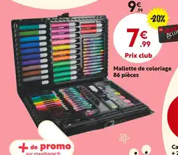 Maxi Bazar Mallette de coloriage 86 pièces offre