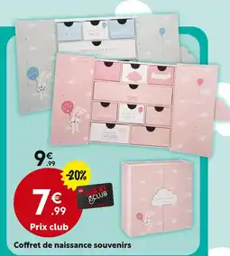 Maxi Bazar Coffret de naissance souvenirs offre