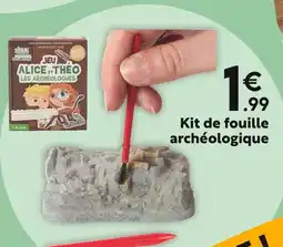 Maxi Bazar Kit de fouille archéologique offre