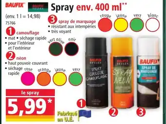 Norma BAUFIX Spray offre