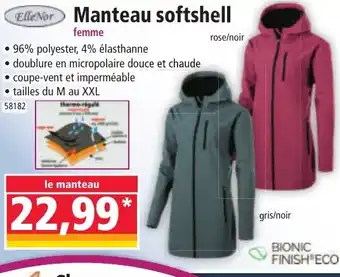 Norma ELLENOR Manteau softshell offre