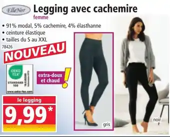 Norma ELLENOR Legging avec cachemire offre