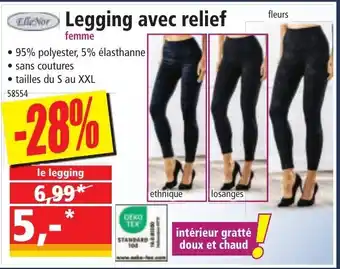 Norma ELLENOR Legging avec relief offre