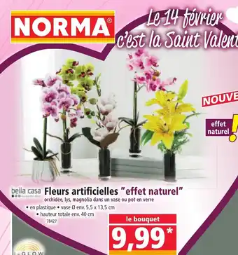 Norma BELFleurs artificielles "effet naturel" offre