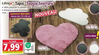 Norma LIFETEX Tapis "fausse fourrure" offre