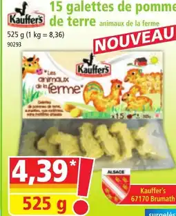 Norma KAUFFER'S 15 galettes de pomme LAILLON 10 bretzels prêt à cuire Kauffer's de terre animaux de la ferme offre