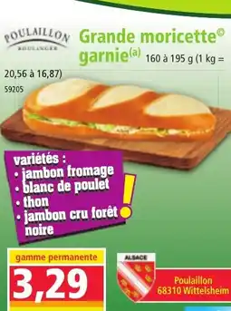 Norma POULAILLON Grande moricette garnie offre