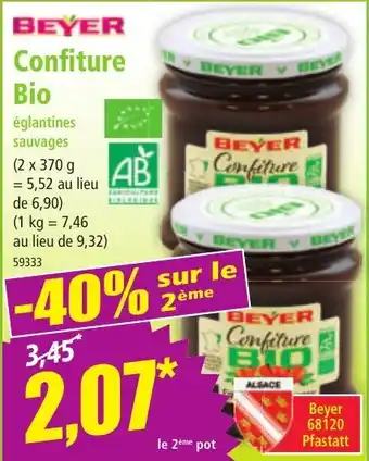 Norma BEYER Confiture Bio offre