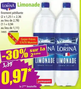 Norma LORINA Limonade offre