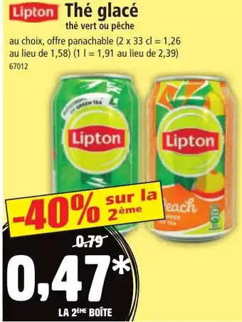 Norma LIPTON Thé glacé offre