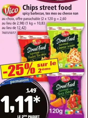 Norma VICO Chips street food offre