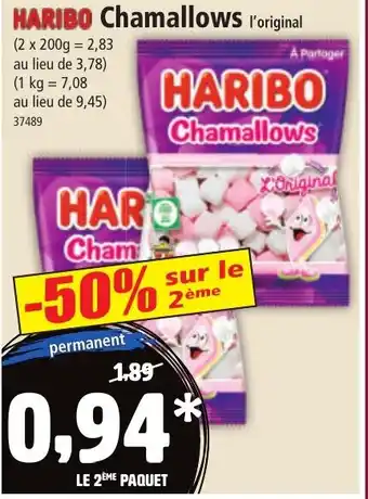 Norma HARIBO Chamallows l'original offre