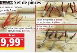 Norma KRAFT Set de pinces offre