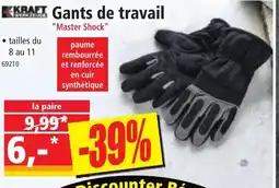 Norma KRAFT Gants de travail offre