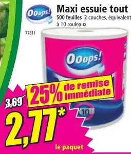 Norma OOOPS! Maxi essuie tout offre