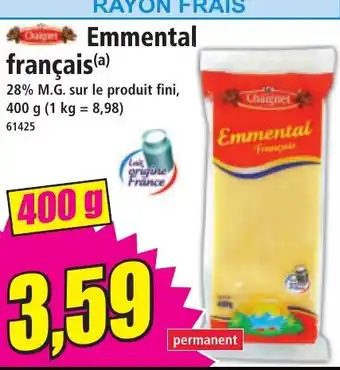 Norma Emmental français offre