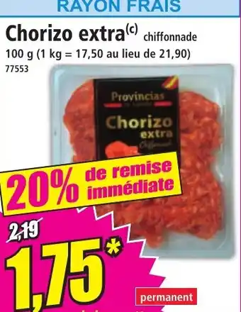 Norma Chorizo extra offre