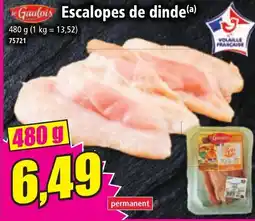 Norma LA GAULOIS Escalopes de dinde offre