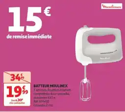 Auchan Supermarché MOULINEX Batteur offre