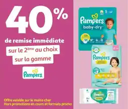 Auchan Supermarché PAMPERS sur la gamme offre