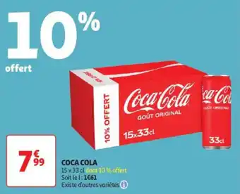 Auchan Supermarché COCA COLA offre