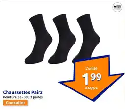 Action Chaussettes Pairz offre