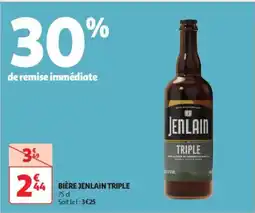 Auchan Supermarché JENLAIN Bière triple offre