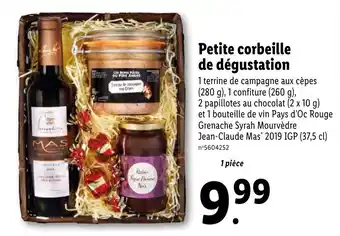 Lidl Petite corbeille de dégustation offre