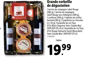 Lidl Grande corbeille de dégustation offre