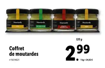 Lidl Coffret de moutardes offre