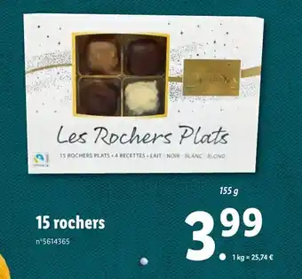 Lidl 15 Rochers offre