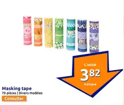 Action Masking tape offre