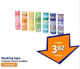 Action Masking tape offre