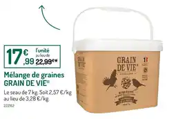 Botanic GRAIN DE VIE Mélange de graines offre