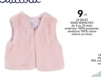 Stokomani MES PETITS CAILLOUX Le gilet sans manches offre