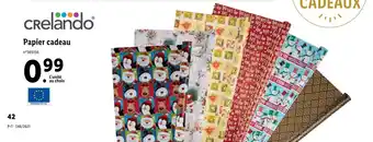 Lidl Papier cadeau offre