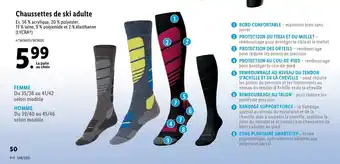 Lidl Chaussettes de ski adulte offre