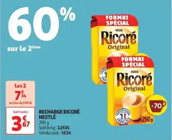 Auchan Supermarché NESTLÉ Recharge ricoré offre