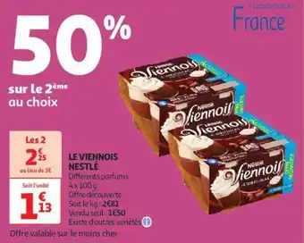 Auchan Supermarché NESTLÉ Le viennois offre