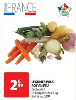 Auchan Supermarché Légumes pour pot au feu offre