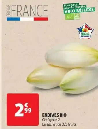 Auchan Supermarché Endives bio offre