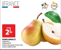 Auchan Supermarché Poires angelys offre