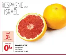 Auchan Supermarché Pomelo rose offre