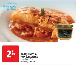 Auchan Supermarché Sauce nantua aux ecrevisses offre