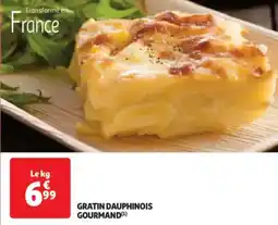 Auchan Supermarché Gratin dauphinois gourmand offre