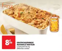 Auchan Supermarché AUCHAN Gratin dauphinois le traiteur offre