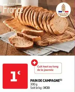 Auchan Supermarché Pain de campagne offre