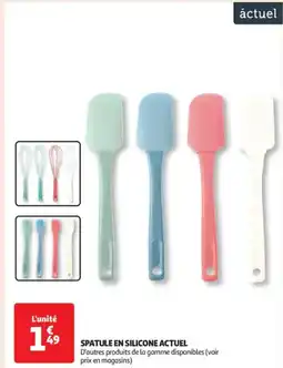 Auchan Supermarché ACTUEL Spatule en silicone offre