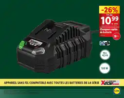 Lidl Parkside chargeur rapide de batterie offre